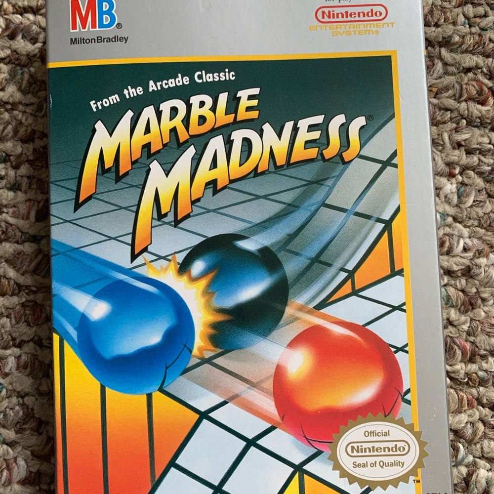***Vintage Original NES Marble Madness***
